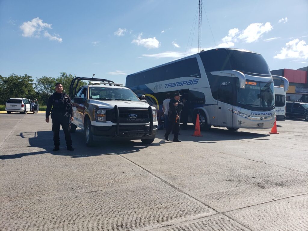 E 4 Presencia y vigilancia de la Guardia Estatal en Centrales de Autobuses