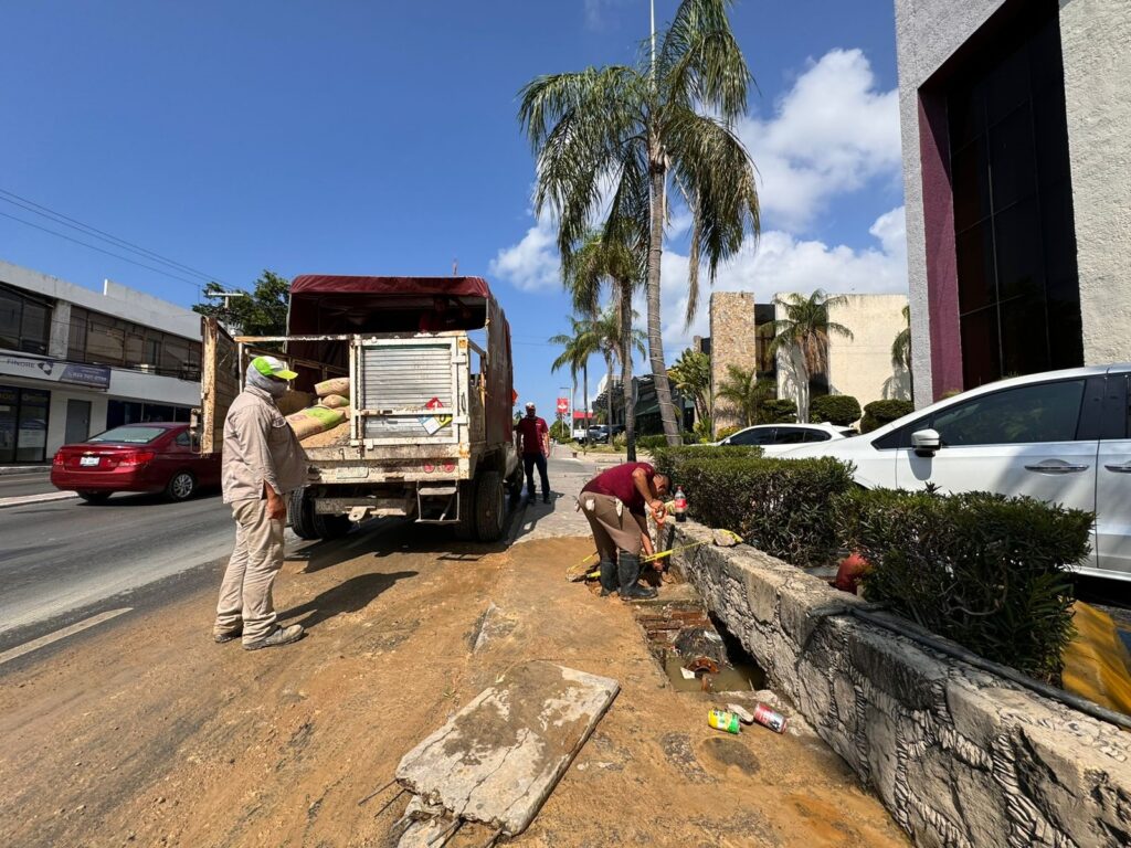 Z 3 Atiende COMAPA Sur de manera oportuna fuga de agua en la Avenida Hidalgo