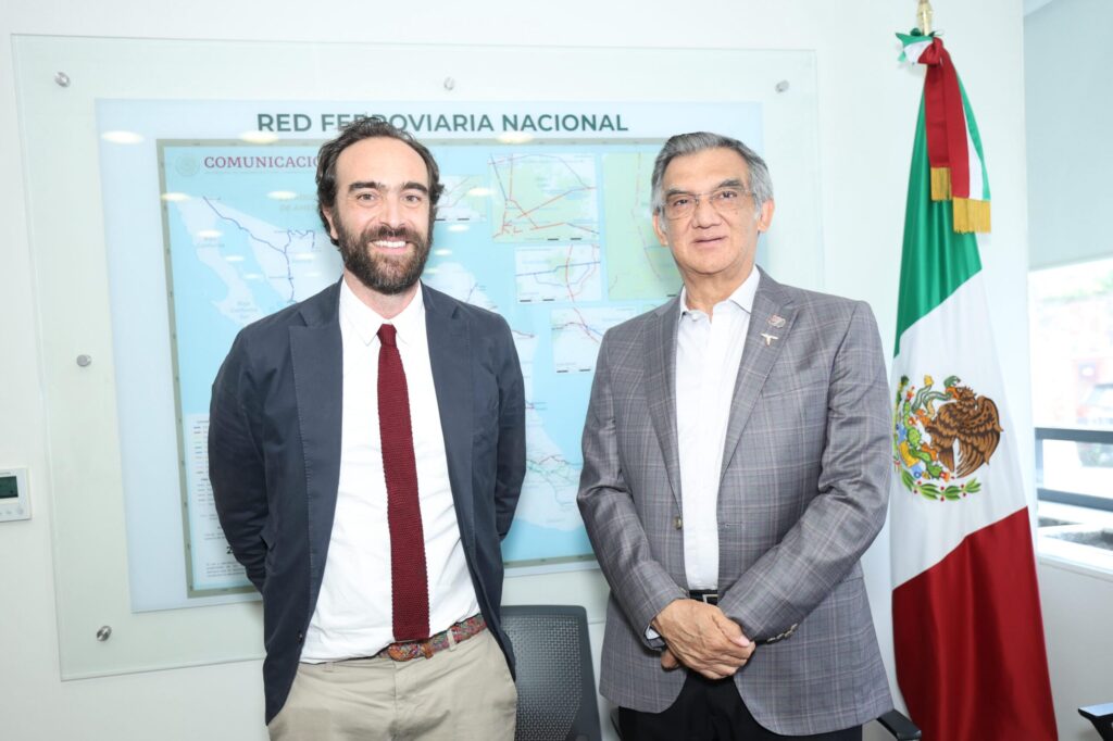 24 abr P 1 Afinan Américo Villarreal y Andrés Lajous rutas ferroviarias de Tamaulipas