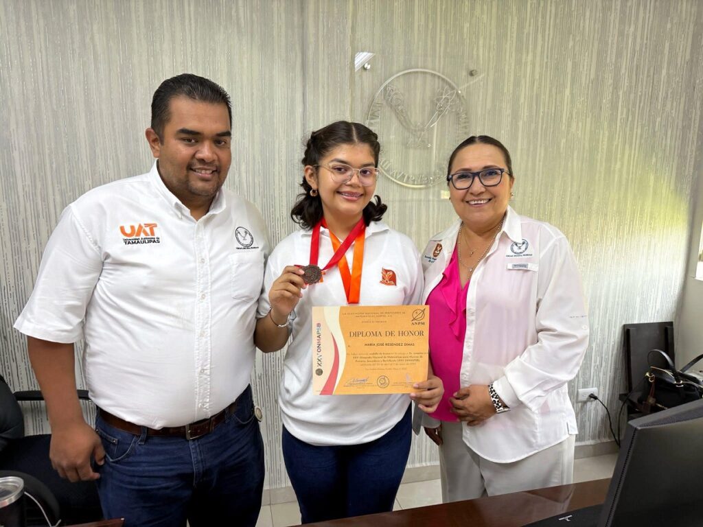 10 may U 1 Destaca estudiante de la UAT en Olimpiada Nacional de Matemáticas (1)