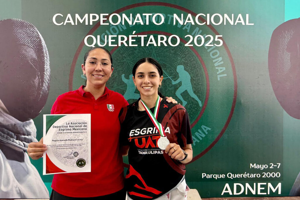 6 may D 1 Regina Pedraza, orgullo de la UAT, brilla en el nacional de esgrima 2025