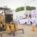 Erasmo González inicia nuevas obras de pavimentación