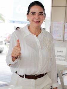 1 jun Z 1 Emite Alcaldesa Mónica Villarreal Voto Para el PJ y Destaca la Importancia de este Ejercicio Inédito