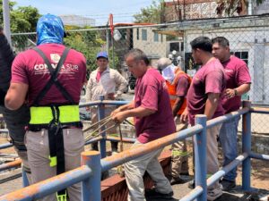11 jun Z 2 Refuerza COMAPA Sur limpieza de cárcamos pluviales para prevenir inundaciones
