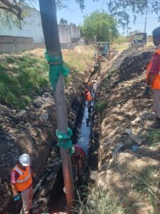 12 jun Z 1 Ejecuta COMAPA Sur importante obra de rehabilitación de colector en la zona norte
