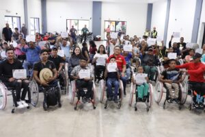 22 jun E 1 Realiza DIF Tamaulipas segunda capacitación y donación de sillas de ruedas para personas discapacitadas