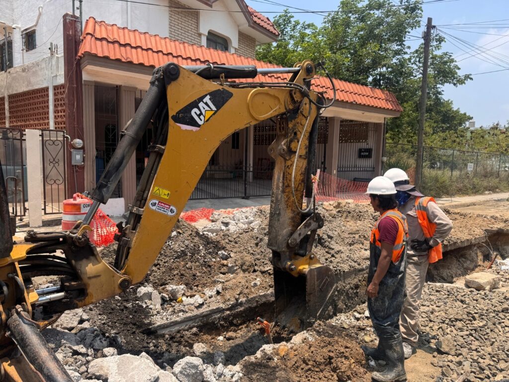 4 jun Z 1 Rehabilita COMAPA SUR línea de drenaje en Ciudad Madero y mejora condiciones sanitarias