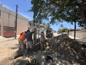 7 jun Z 1 COMAPA Sur rehabilita red de drenaje en antigüa colonia de Ciudad Madero