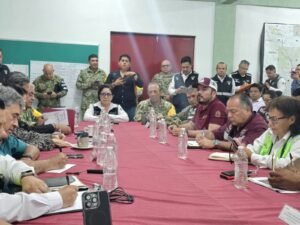 2 jul E 1 Llega coordinadora nacional de PC al sur de Tamaulipas ante emergencia por lluvias