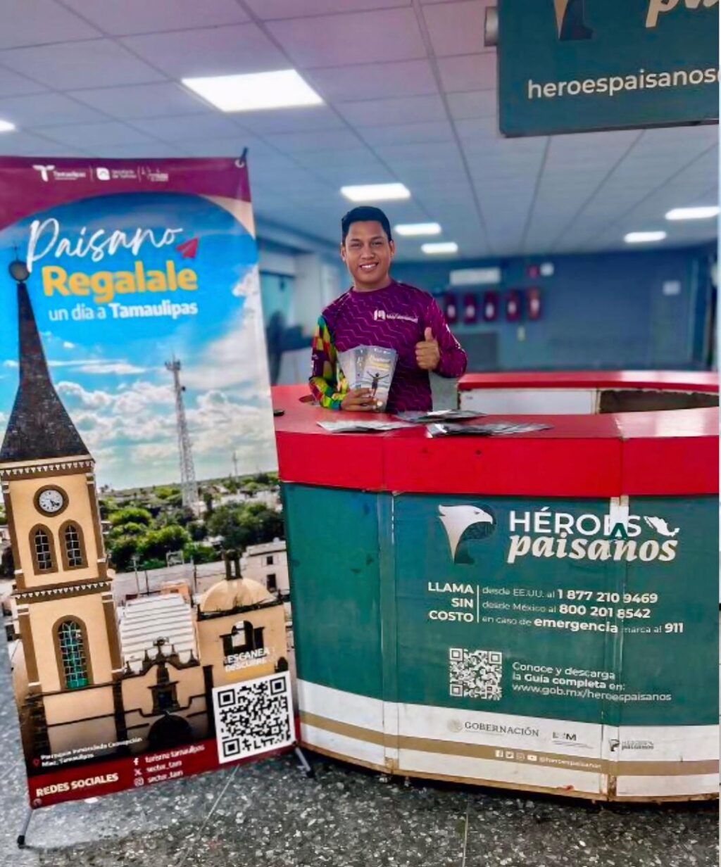 1 ago E 1 Aprovechan connacionales el programa “Paisano, regálale un día a Tamaulipas”