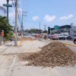 Atiende COMAPA SUR de manera oportuna hundimiento en Avenida Hidalgo