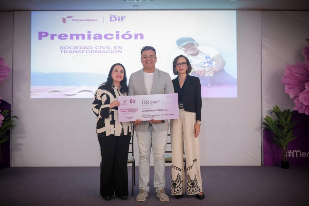 14 ago E 1 Premia DIF Tamaulipas a los ganadores de la convocatoria Sociedad Civil en Transformación (1)