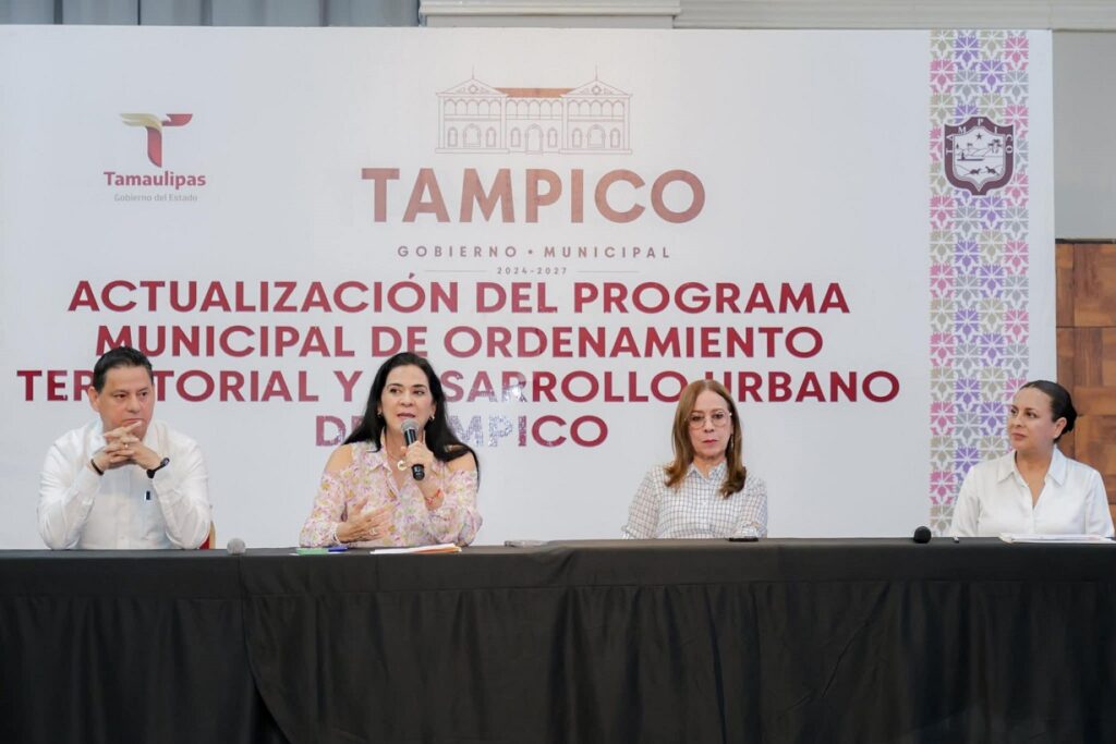 5 ago Z 3 Encabeza Mónica Villarreal Jornada de Planeación para la actualización del Programa Municipal de Ordenamiento Territorial y Desarrollo Urbano de Tampico
