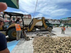 8 ago Z 1 COMAPA SUR rehabilita colector sanitario en zona centro de Ciudad Madero
